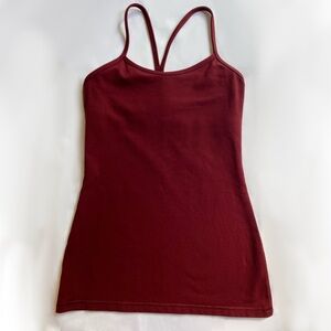 Lululemon Burgundy Tank Top
